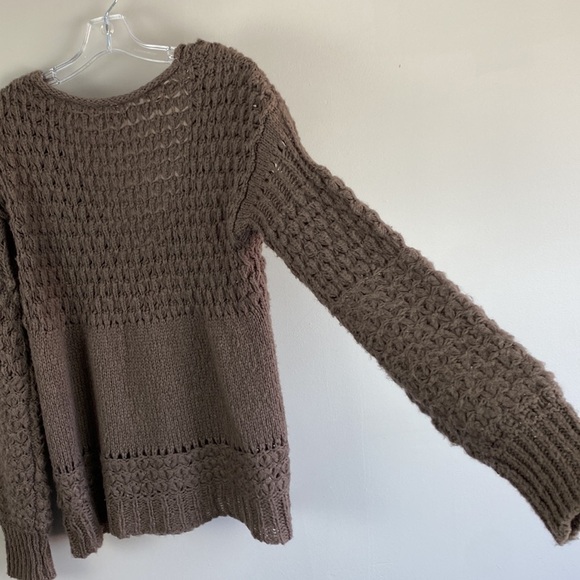 Free People Crashing Waves Wool Blend Pullover Sweater Size XS - Picture 10 of 12